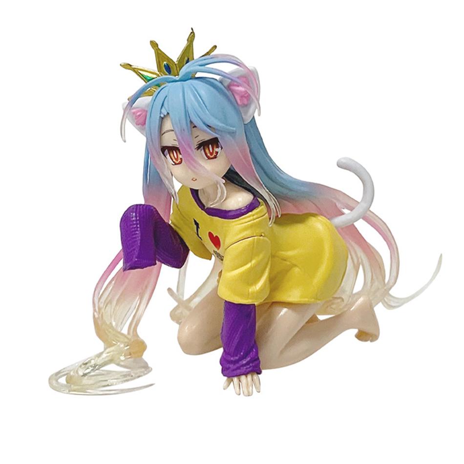 Новинка в наличии 12 см Фигурка Сиро из аниме NO GAME NO LIFE Коллекционная модель игрушки Фигурка персонажа аниме Игрушка Подарки
