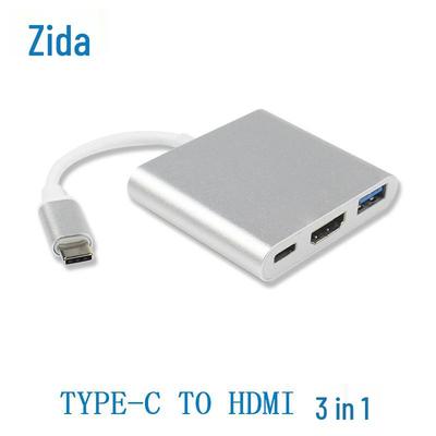 Конвертер USB-C в HDMI 4K для Switch - Адаптер три-в-одном