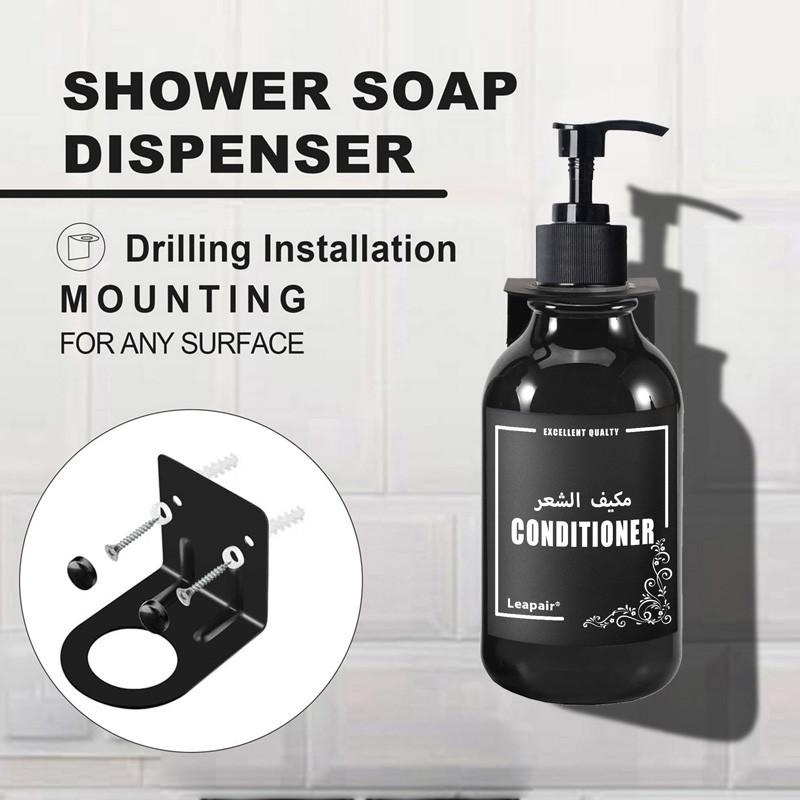 500 мл дозатор для мыла в ванной комнате многоразовый ручной насос бутылка пластиковая пустая косметическая упаковка бутылки кондиционер бутылки