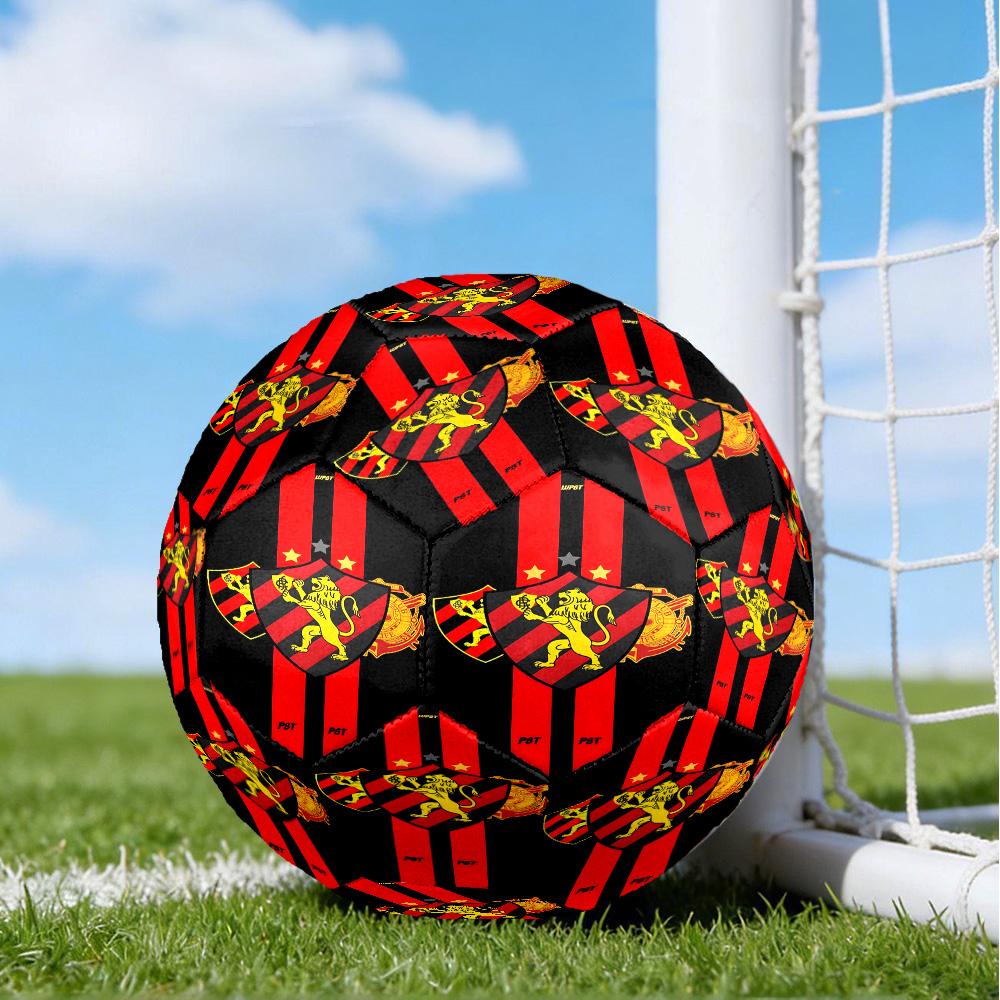 Sport Club Football Crest Printed Size 5 Soccer Balls, High-Quality, Anti-Slip, Protective Football, A Unique Gift , Birthdays, Christmas Gifts