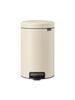 Brabantia Pedal Trash Can Pedal Bin New Icon 12L Soft Beige Equipped with Quiet and Light Closing Function 149924