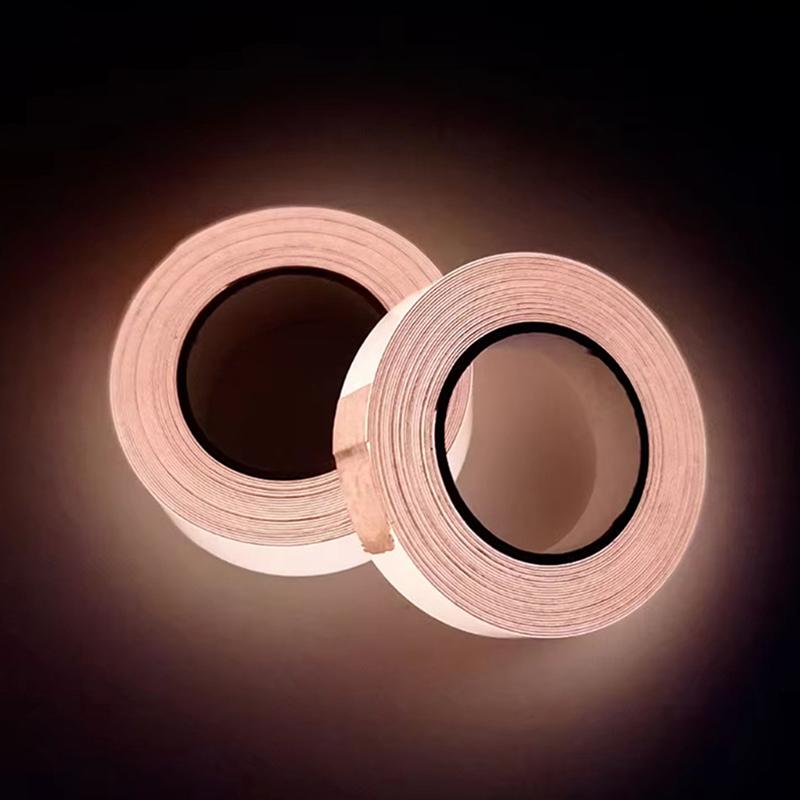 3M светящаяся флуоресцентная ночная самоклеящаяся лента для стикеров, светящаяся в темноте, предупреждающая клейкая лента для украшения дома