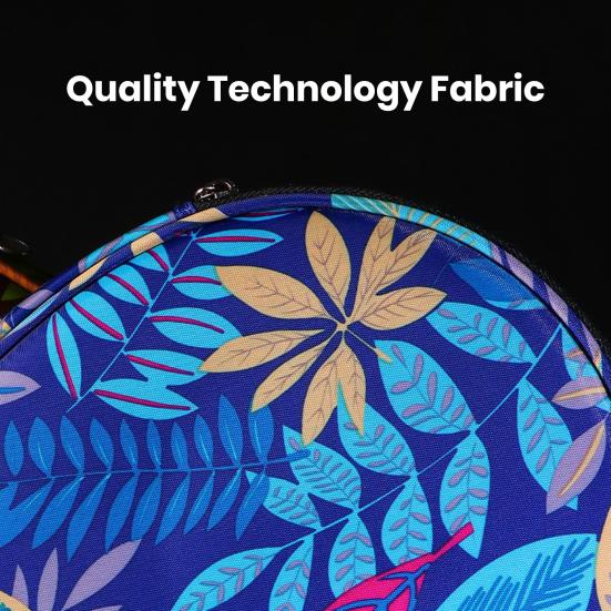 Сумка для настольной теннисной ракетки Изысканный узор Застежка-молния Защита от царапин Пыленепроницаемая с карманом Защитная сумка для пинг-понговой ракетки из ткани Оксфорд