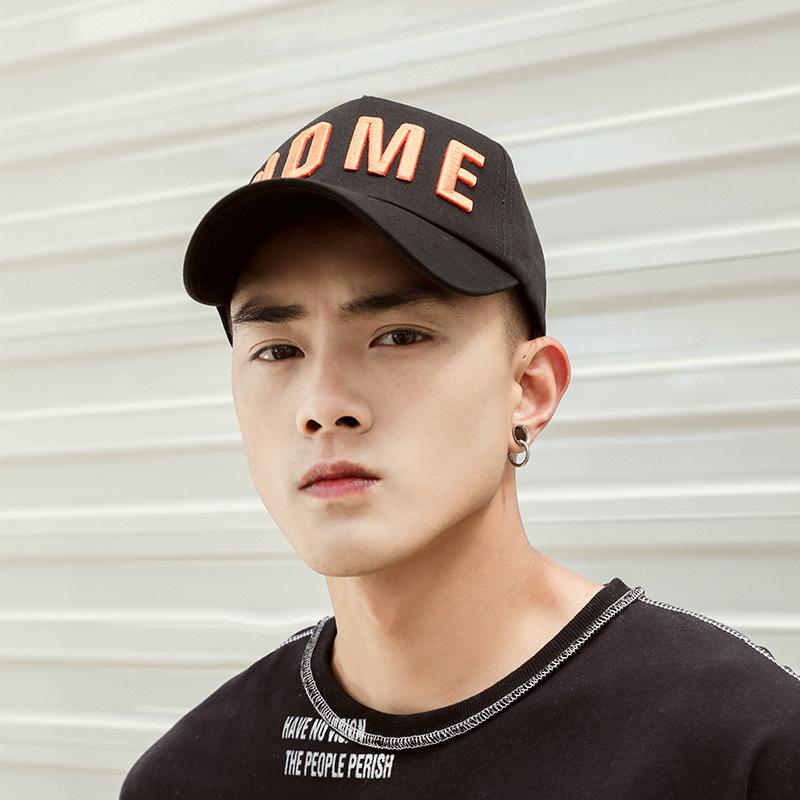 Four Seasons Hat Male Cap Korean Version of Baseball Cap Trend Fashion Ins Baseball Cap Street Sunscreen Visor