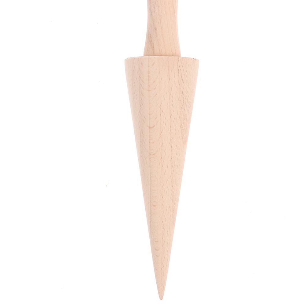 Wooden Pizzelle Roller Moulds 9.45 in Pizzelle Roller Baking Tool Baking Pastry Roll  For DIY Tools