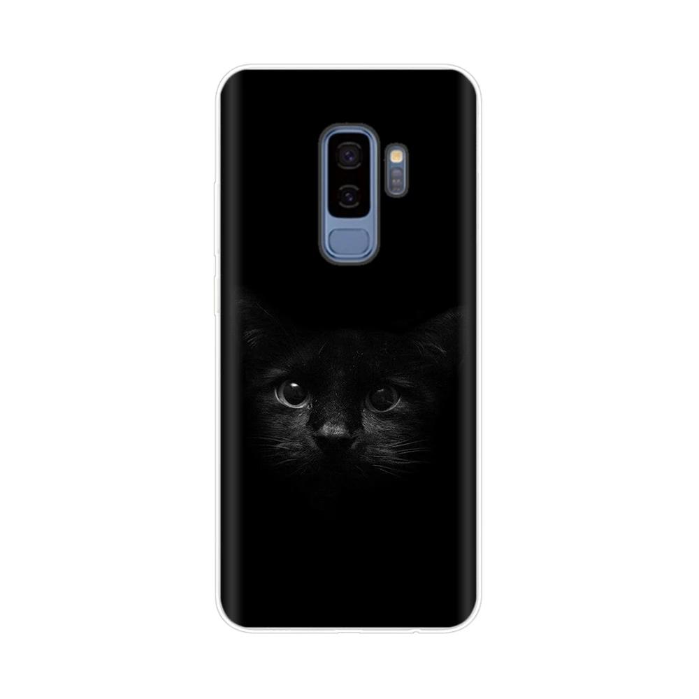 Чехол для телефона Samsung Galaxy S9 Plus Красивый узор с бабочками Мягкий тонкий ТПУ Прозрачный силиконовый чехол Для Samsung Galaxy S9 S9+ S 9