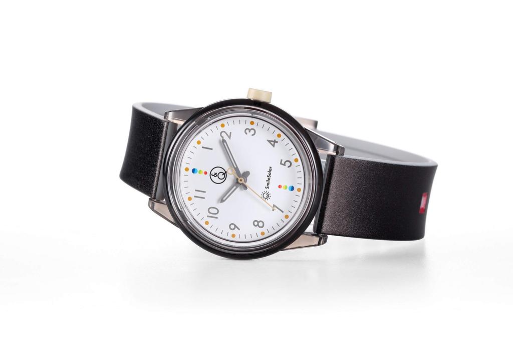 Watch Analog Smile Solar Matching Style Waterproof Urethane Belt Black [Citizen Q&Q] RP26-010 Men's