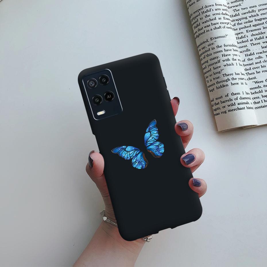 For Oppo A54 Case CPH2239 Soft Silicone Shockproof Cute Painted Cover For Oppo A54 OppoA54 A 54 6.1" Phone Cases Fundas Bumper