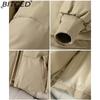 BITCED Women's Short-Length Winter Puffer Jacket - Thickened, Wide-Cut, Elegant Style Cotton Coat