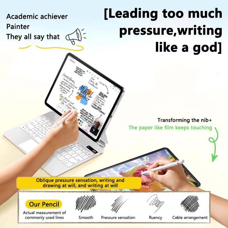 YurKem цифровой дисплей стилус для iPad аксессуары для планшетов 2022 2021 2020 2019 2018 Pro Air Mini магнитный сенсорный стилус
