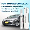 Для Toyota Corolla Автомобильная подкраска Удаление царапин Ремонтная краска Защита краски автомобиля Прозрачный лак Ручка Красный Мика Жемчужный Белый