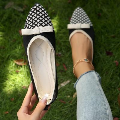Мода Новый Стиль Женские Вязаные Слипоны Балетки Дышащие Удобные Ботинки Обувь для Ходьбы Повседневные Остроносые Кроссовки для Ходьбы Лоферы