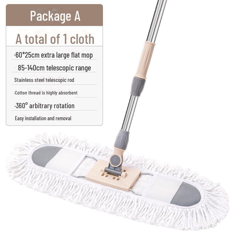 Бесконтактная вращающаяся плоская швабра двойного назначения для деревянных и плиточных полов