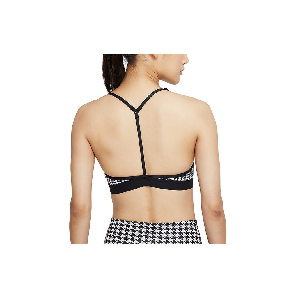 Nike Спортивный бюстгальтер с низкой ударной нагрузкой Dri-FIT Indy Icon Clash, женское нижнее белье, черный DD1087-010