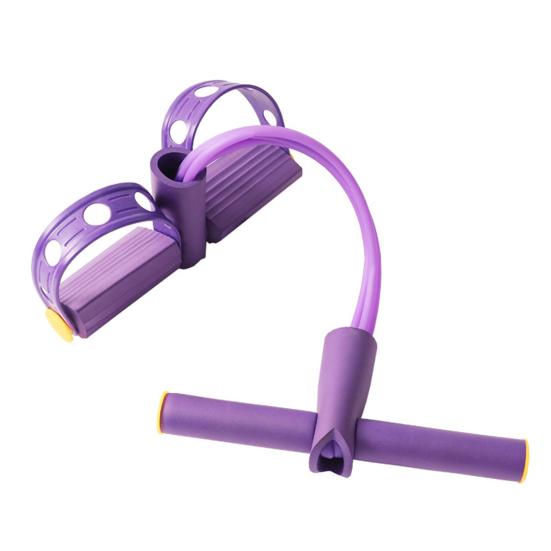 Многофункциональный 4/6-трубный педальный эспандер, эластичная лента сопротивления с ручкой, эластичная веревка для йоги и упражнений на пресс, мужской/женский педальный тренажер, оборудование для тренировок