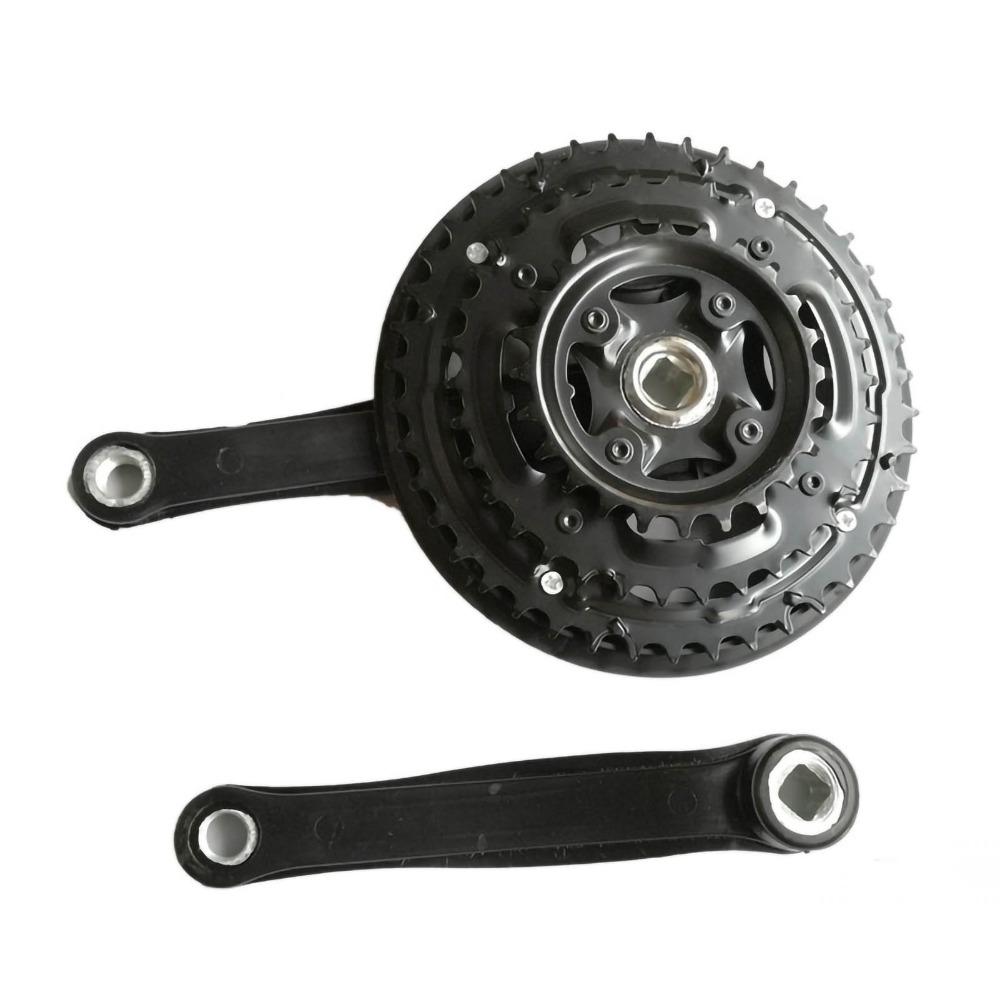 42T 3 Chip Mountain Bike Crankset Iron Bike Crankset Disc Durable Bike Sprocket Road Bikes