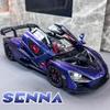 1:24 Senna Sports Car Alloy Model Toy Diecasts Metal Casting Sound and Light Car Toys Birthday Gift
