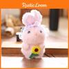 Cute Rabbit Cartoon Plush Keychain Soft Short Plush Gifts Bag Decor Kid Doll