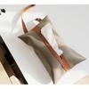 Simple Tissue Cover Car Tissue Box Paper Bag Hanging Home Decoration Tissue Cover Leather Tissue Box