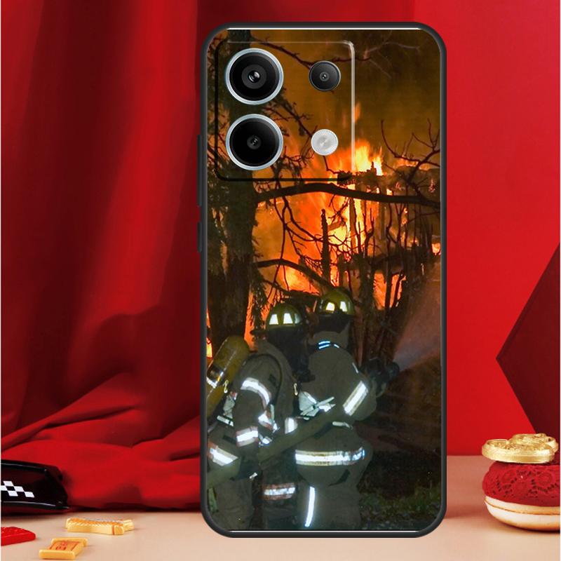 Чехол для телефона Firefighter Heroes Fireman для Xiaomi Redmi Note 13 Pro 12 11 9 10 Pro 12S 11S 10S 9S Redmi 12 10C 12C 13C