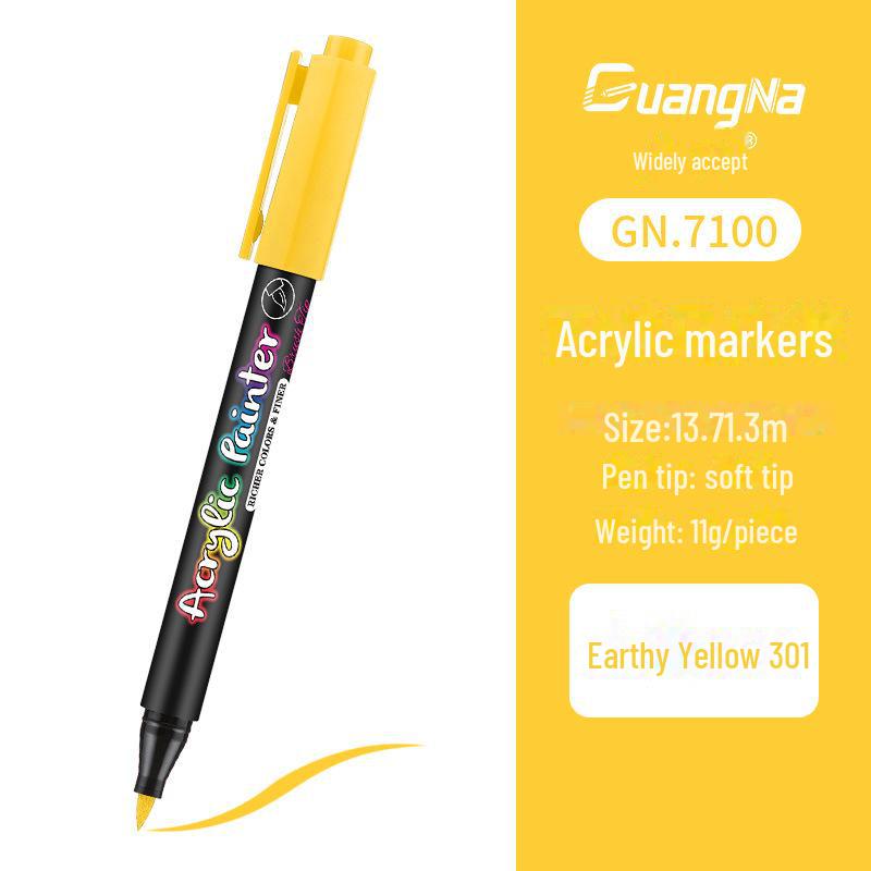 Acrylic Water-Based Paint Marker Pen for DIY, Graffiti, Body Painting - Soft Head Hand Account Painting Pen