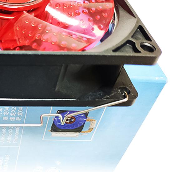 1 Pair Fastener High Strength Lightweight Easy Installation CPU Cooling Fan Hard Clips