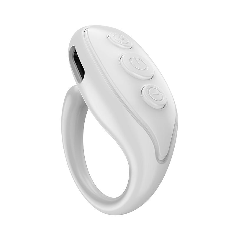 2025 Fingertip Remote Scrolling Ring Finger Shutter Remote Control Page Turner Selfie Button Bluetooth Mobile Phone Controller