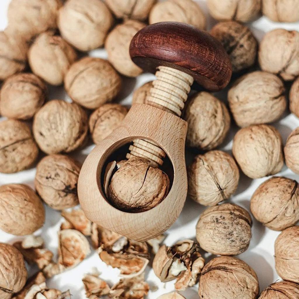 Creative Wooden Walnut Household Wood Nut Peeler