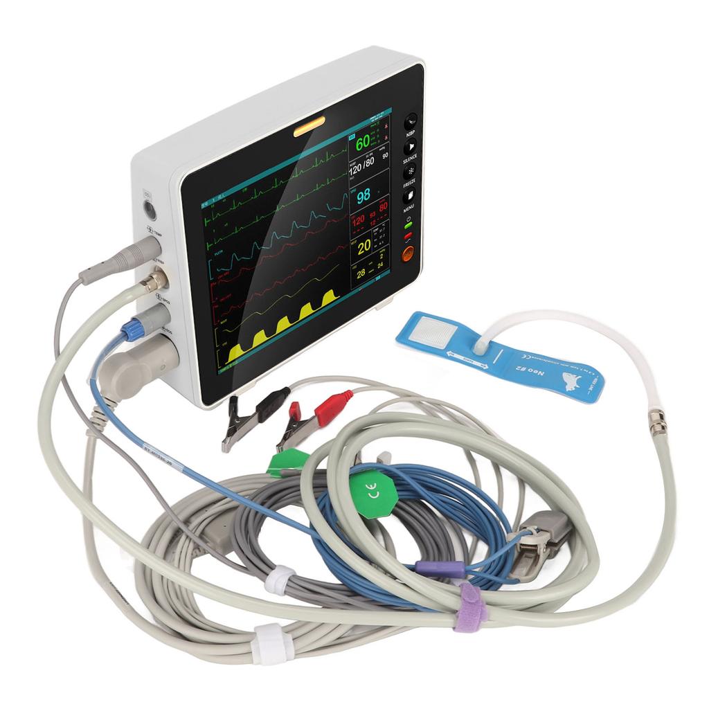 Цифровой ветеринарный монитор артериального давления 6 параметров ветеринарный монитор с большим экраном для домашних животных
