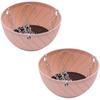 FJmark Hanging Basket Planter Hanging Pot Hanging Flower Pot Set of 2 (Pink)