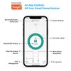 Замок отпечатков пальцев Tuya BT, интеллектуальный дверной замок, цилиндр, электронный замок, входная дверь без ключа