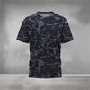 Men's Round Neck Short Sleeved T-shirt, Men's Clothing, Loose, Quick Drying, Comfortable, with Color and Personalized Printing, Fashionable, 3D