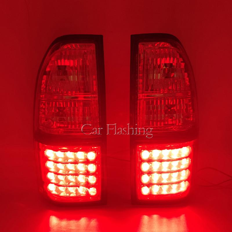 For Toyota Prado Land Cruiser 90 1997 1998 1999 2000 2001 2002 Car Rear LED Light Turn Signal Warning Stop Fog Lamp Tail Light