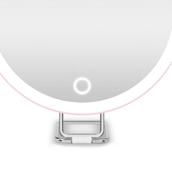 Зеркало увеличительное 10/20/30X со светодиодной подсветкой, пинцет, вращающийся на 360 градусов, переносное настенное крепление