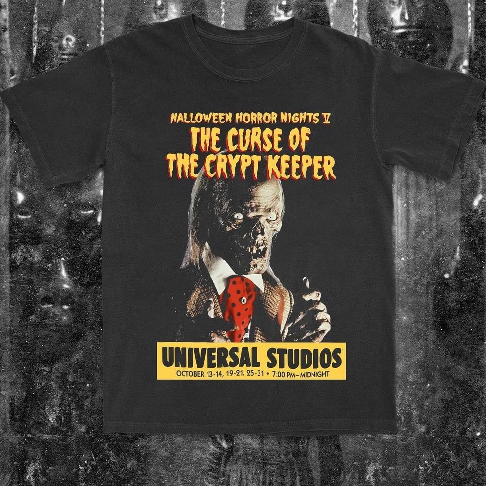 The Curse of the Crypt Keeper horror graphic Tee Unisex Short Sleeve Shirt S-5XL