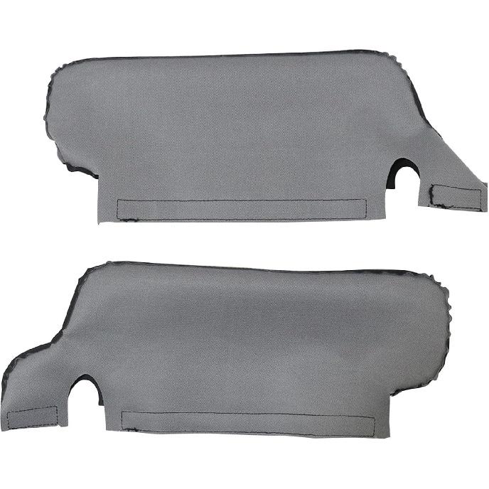 GXARTS Pair Left Driver and Right Passenger Repair Sun Visor Replacement Cover Black Fit for Ford Mustang 1994 1995 1996 1997 1998 1999 2000