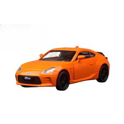 1/37 Toyota GR86 Спортивный автомобиль Сплав Масштабная модель автомобиля Литой металл Миниатюрная модель автомобиля Литой металл Статическая коллекция Детская игрушка