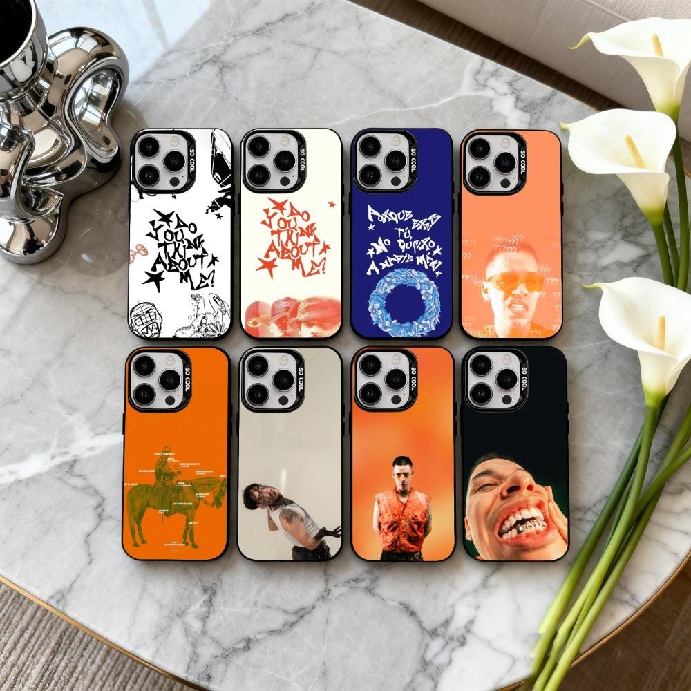 ATP A-Album By N-Nsqk-K Phone Case For iPhone17,16,15,14,13,12,11 Plus,Pro Max Black Candy silver phone case