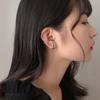 Simple Korean Silver Color Chain Tassel No Pierced Ear Clip Fashion Jewelry Ear Cuff Clip Earrings