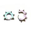 Unisex Gothic Fashion Rivet Stainless Steel Spike Hoop Earrings Stud Earring Jewelry Accessories