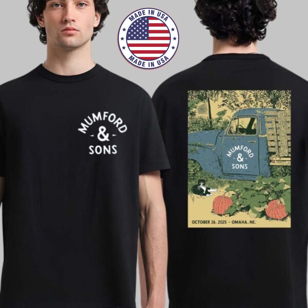 Mumford And Sons Omaha Nebraska Event Poster On October 26 TShirt Unisex T-Shirt