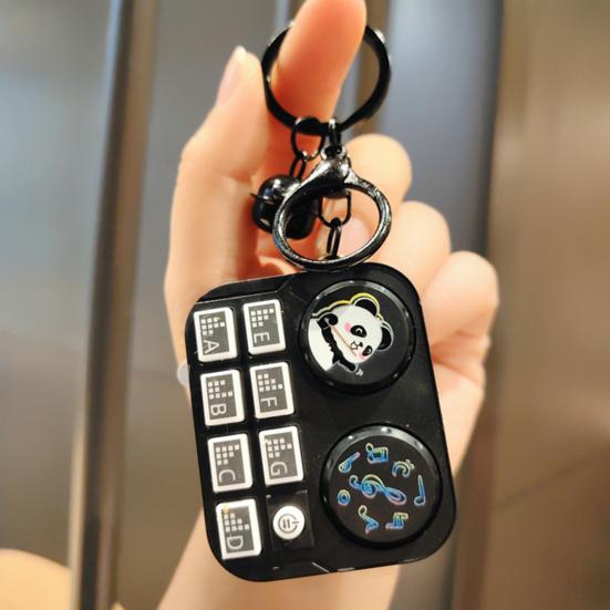 Мини-пульт управления DJ, игровая консоль с музыкальным светом, портативная, дорожная, на батарейках, для детей, подростков и взрослых, обучающая, игрушка-брелок для диджеинга