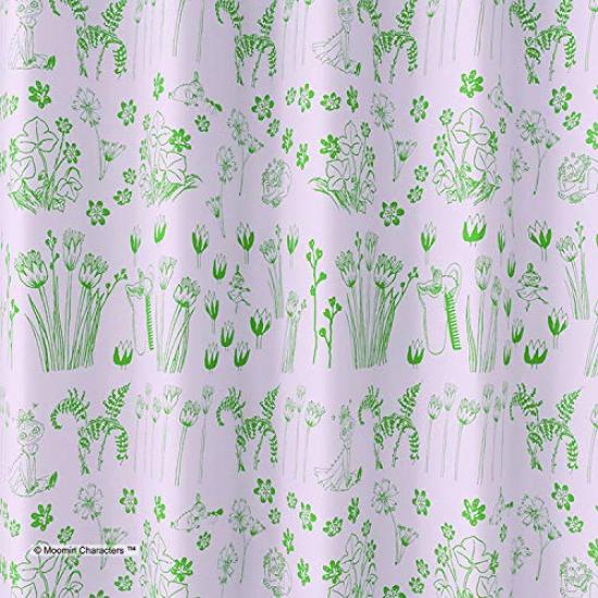 Штора Suminoe розовая 100 x 178 см Муми-тролли в прятках A1008 1 шт.
