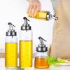 160/200/300/500ML Cooking Seasoning Bottle Dispenser Sauce Bottle Glass Storage Bottles for Oil and Vinegar Creative Kitchen Tools Accessories