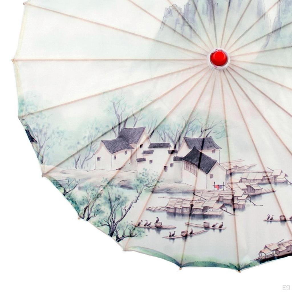 Antique Chinese Oiled Paper Umbrella for Girls' Dance Gifts