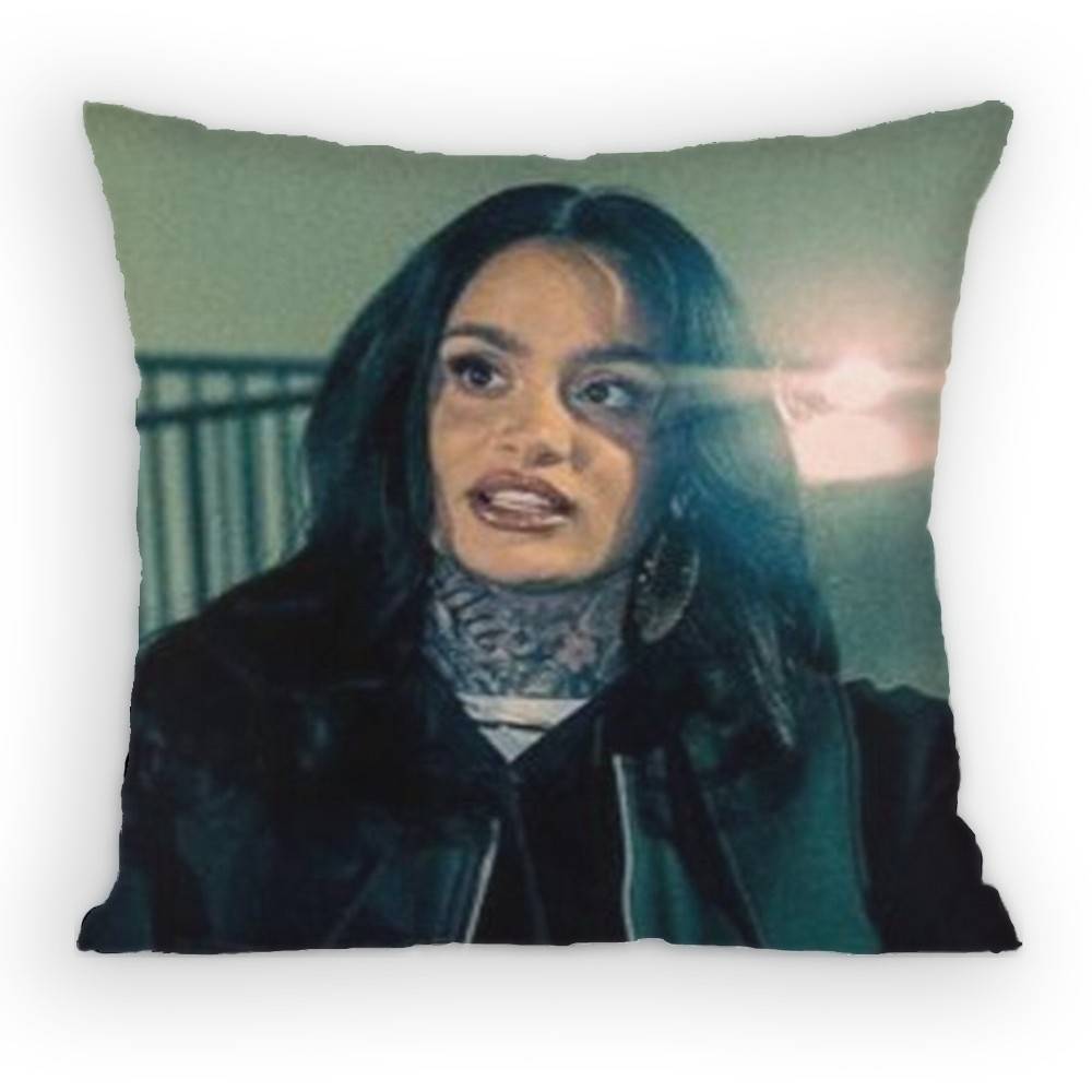 Kkehlani Singer Pillow Case Antidustmite Pillowcase Invisible zipper silky short plush Sofa cushion cover