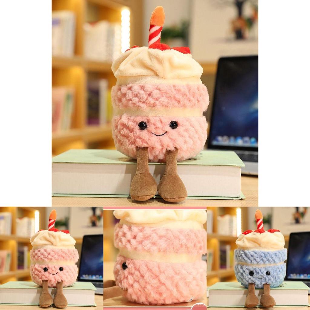 Очаровательная плюшевая игрушка Jellycat в виде торта на день рождения, 28 см