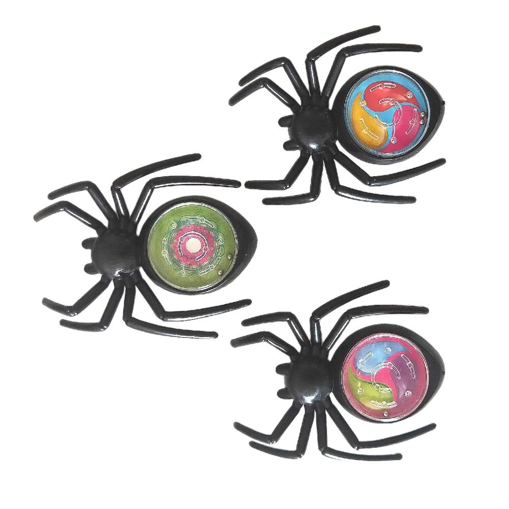 12/24 шт. забавный подарок на день рождения для детей, конфетный цвет, паук, катящийся шар, лабиринт, пиньята, наполненный подарочный пакет, игрушка, раздача