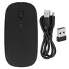Wireless Mouse 2.4GHz Connection Mute Click High Sensitivity Optical Tracking Gaming MouseBlack