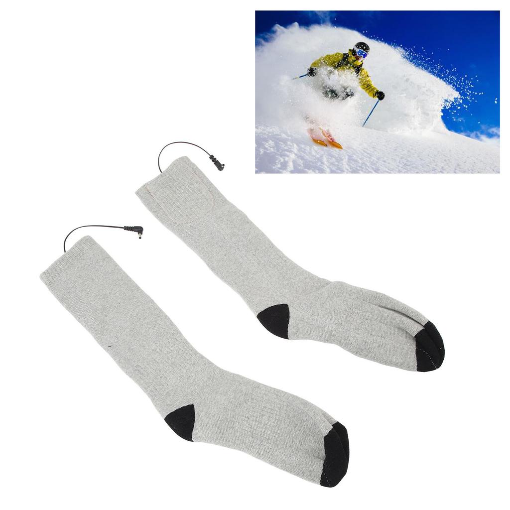 Electric Hting Socks Winter Thicken Cotton Cold Warm USB Plug in Electric Socks for Men Women